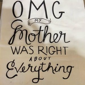 Mom New Kitchen Tea Towel Linen